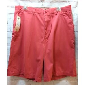 Austin Reed London men's  sz 34 cotton Bond Street Chino shorts salmon NWT